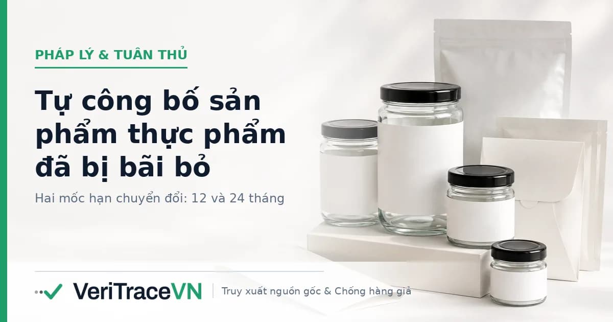 Thủ tục tự công bố sản phẩm thực phẩm bị bãi bỏ theo Nghị định 46/2026/NĐ-CP
