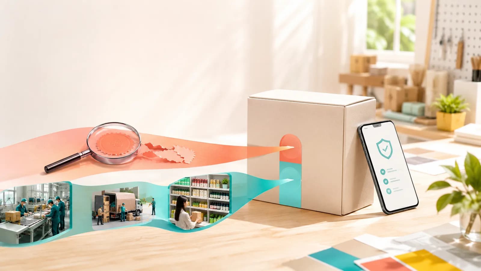 Hai luồng dữ liệu QR chống giả và QR truy xuất nguồn gốc